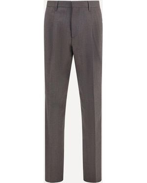 Lardini Tailored Viscose Pants - Gray