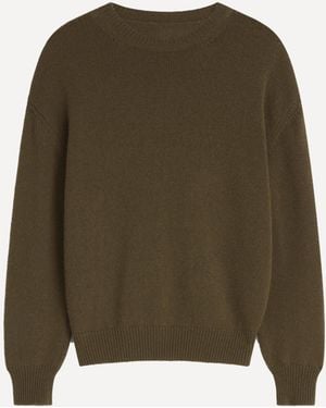 Phoebe Philo Cashmere Crewneck Jumper - Green