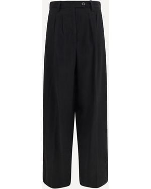 Gcds Wide-Leg Tailored Pants - Black