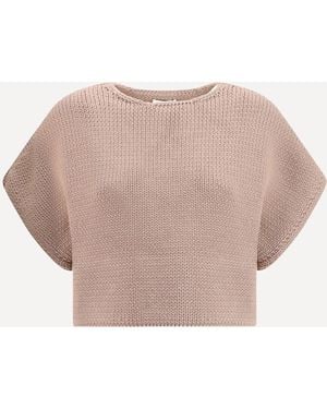 Alaïa Chunky Knit Jumper - Natural
