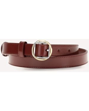 Jacquemus Salon Slim Belt - Brown
