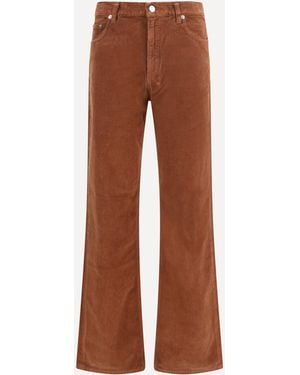 Haikure Korea Pier Corduroy Pants - Brown