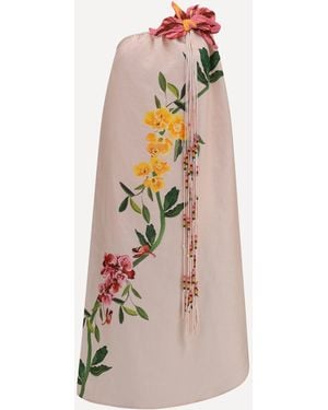 FARM Rio One-Shoulder Maxi Dress - White