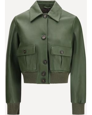 Valstar Giacca Ino Cropped - Verde