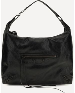 Balenciaga Borsa A Spalla Le City Hobo Media - Nero