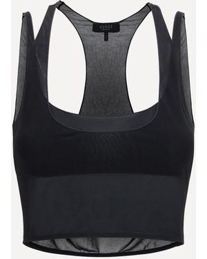 Gucci Viscose Bralette - Black
