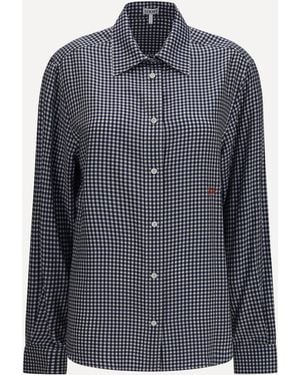 Loewe Silk Shirt - Blue