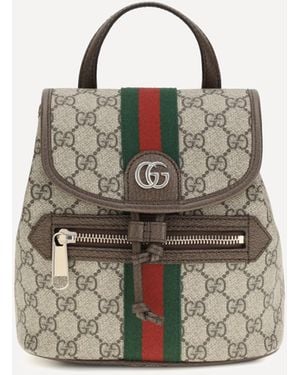 Gucci Mini Ophidia Backpack - Natural
