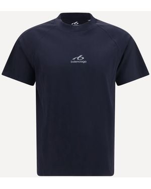 Balenciaga Long-Sleeve Layered T-Shirt - Blue