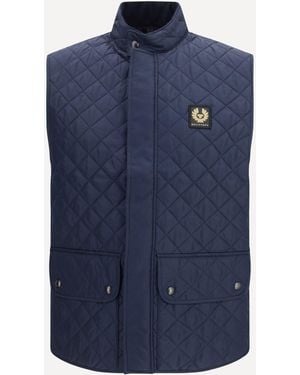 Belstaff Icon Quilted Nylon Gilet - Blue