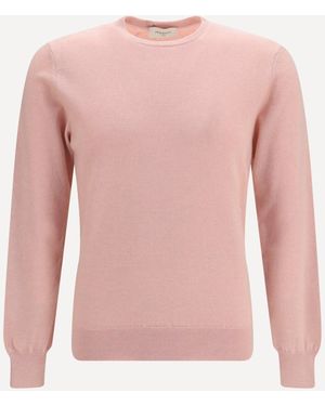Piacenza Cashmere Maglione Girocollo - Rosa