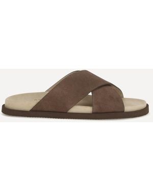 Brunello Cucinelli Suede Sandals - Brown