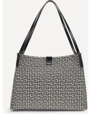 Balmain Borsa Tote Release Media - Grigio