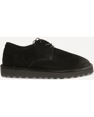Marsèll Sancrispa Alta Suede Derby Shoes - Black