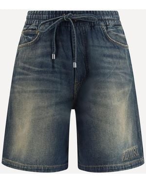 Amiri Shorts Drawstring Denim - Blue