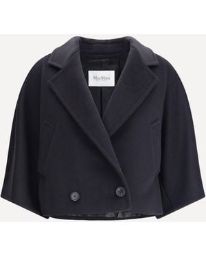 Max Mara Cappotto Caban Galea - Blu
