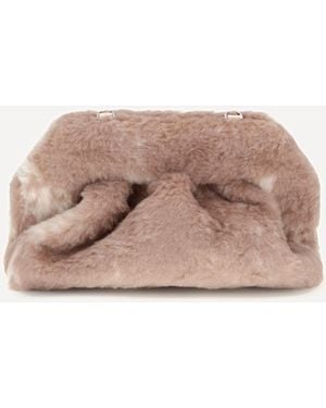 THEMOIRÈ Medium Bios Fur Potato Pouch - Pink