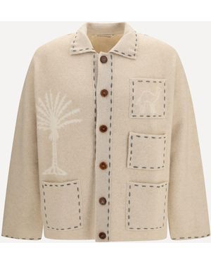 BAZISZT Seeker Cashmere Cardigan - Natural