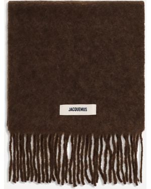 Jacquemus Fringed Scarf - Brown