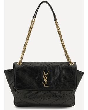 Saint Laurent Borsa A Spalla Niki - Nero