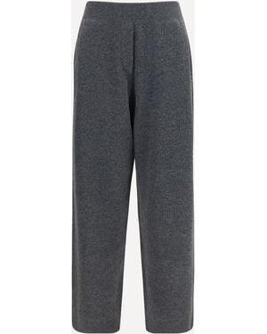 Brunello Cucinelli Cashmere Trousers - Grey