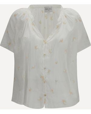 forte_forte Forte_Forte Floral Shirt - Grey
