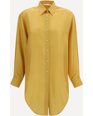 Umit Benan Sailor Marisca Silk Shirt - Yellow