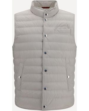 Brunello Cucinelli Sleeveless Padded Gilet - Gray