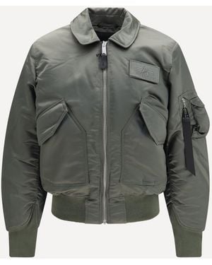 Alpha Industries Cwu-45/P Base Uv Bomber Jacket - Gray