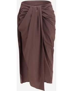 Jacquemus Pareo Skirt - Brown