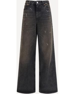 Our Legacy Full Cut Nebula Wash Jeans - Black