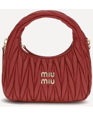 Miu Miu Wandler Hobo Handbag - Red