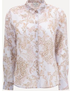 forte_forte Forte_Forte Regular-Fit Voile Shirt - White