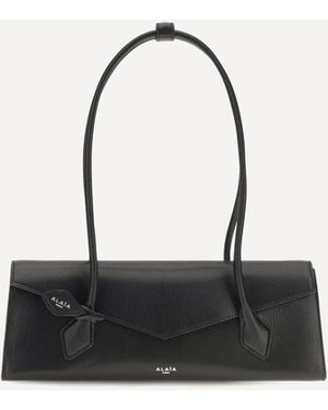 Alaïa Borsa A Spalla Le Teckel Flap Media - Nero