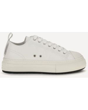 DSquared² Platform Canvas Sneakers - White