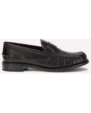 Prada Leather Loafers - White