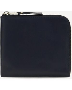 Comme des Garçons Leather Wallet - Blue