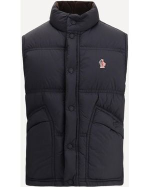 Moncler Aul Down-Filled Vest - Blue