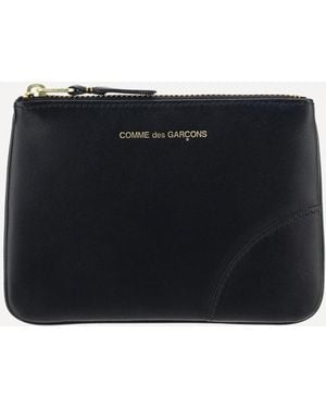 Comme des Garçons Leather Coin Purse - Black