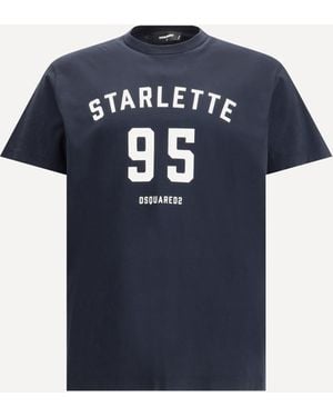 DSquared² Logo T-Shirt - Blue