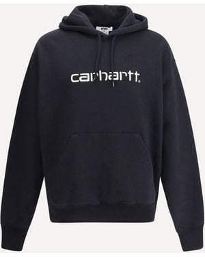 Junya Watanabe Felpa Con Cappuccio Logata - Blu