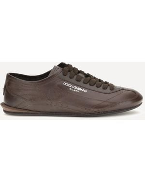 Dolce & Gabbana Lipari Low-Top Sneakers - Brown
