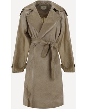 Quira Giacca Trench Oversized - Neutro