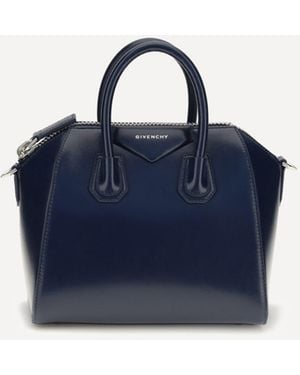 Givenchy Antigona Mini Leather Handbag - Blue
