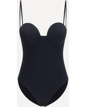 Magda Butrym Costume Da Bagno Intero Bustier Retrò - Blu