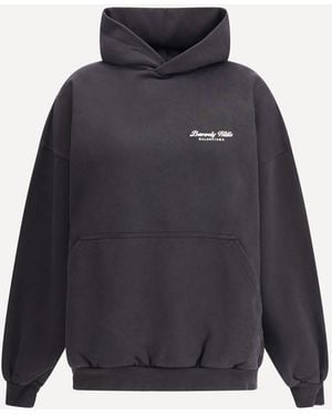 Balenciaga Oversized Hoodie - Blue
