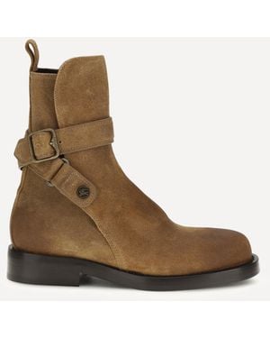 Burberry Suede Boots - Brown
