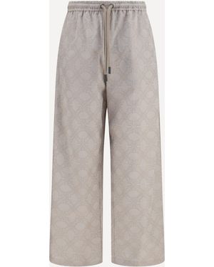 Off-White c/o Virgil Abloh Arrow All-Over Monogram Trousers - Grey