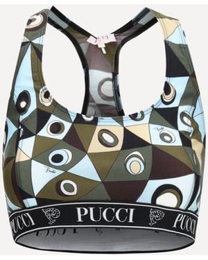 PUCCI Occhi-Print Top - Black
