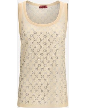 Women's Gucci Sleeveless and tank tops | Lyst